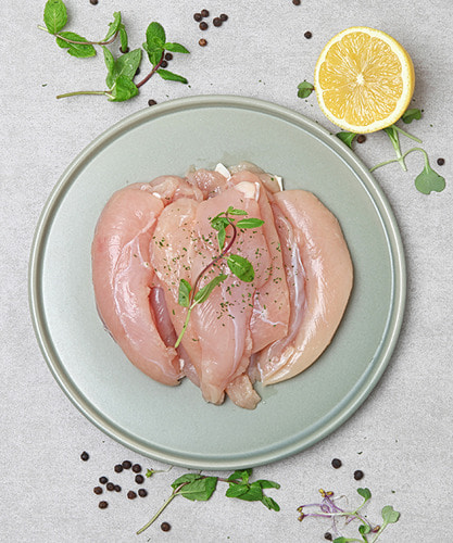 [국내산]무항생제 닭 안심 1kg
